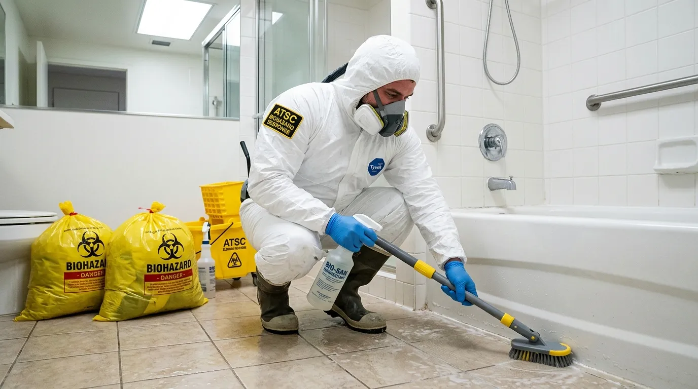 Decontamination equipment deployed for Blood Cleanup in Fair Haven